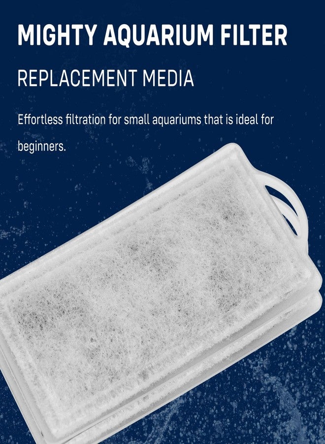 SubstrateSource Mighty Aquarium Filter HOB Replacement Media - Fish Tank Filters Replacement, Hang-on-Back Small Aquarium Filter, Replacement Filter Cartridge - S MG04 Replacement Cartridge, 2-Pack - Image 2